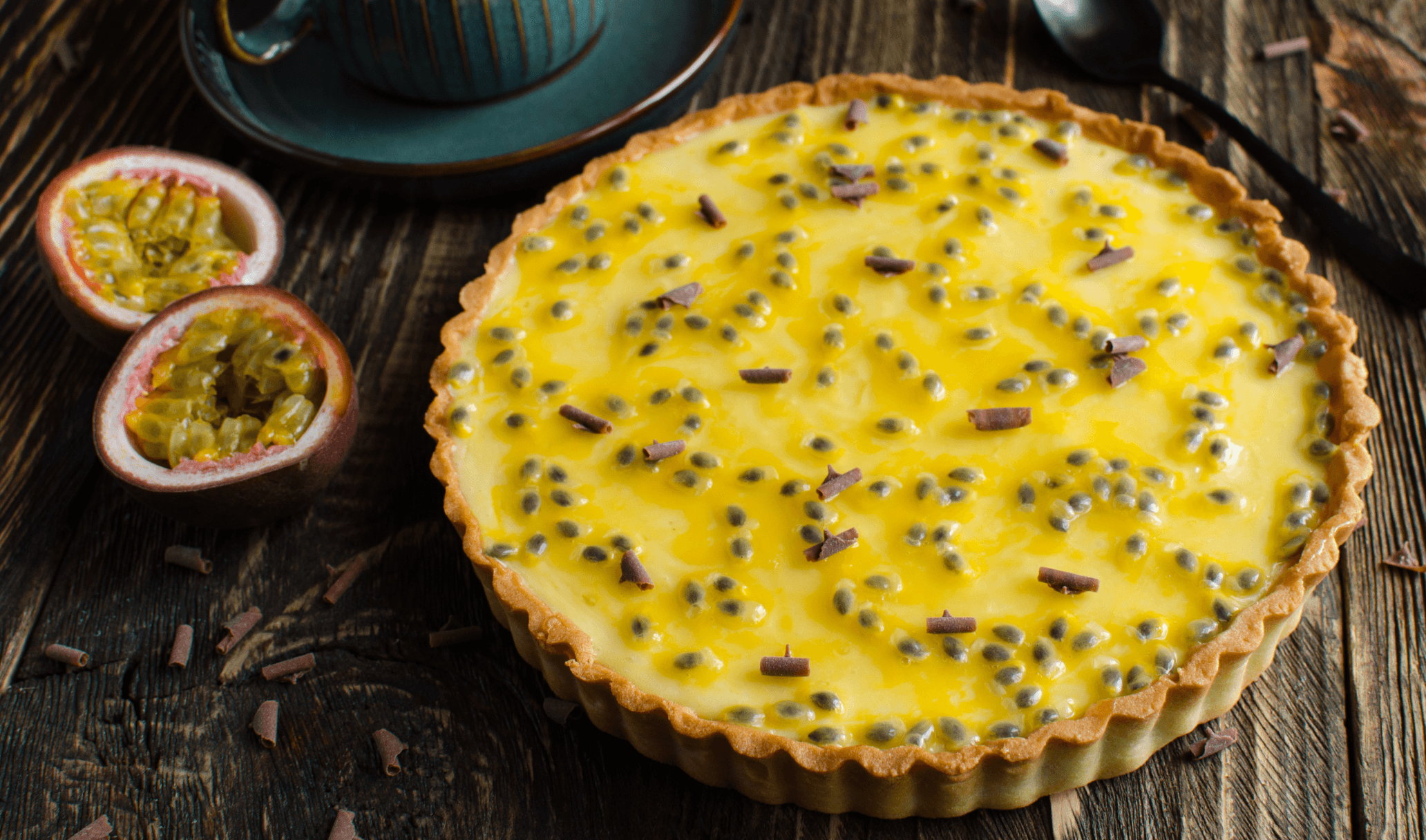 Passion fruit pie