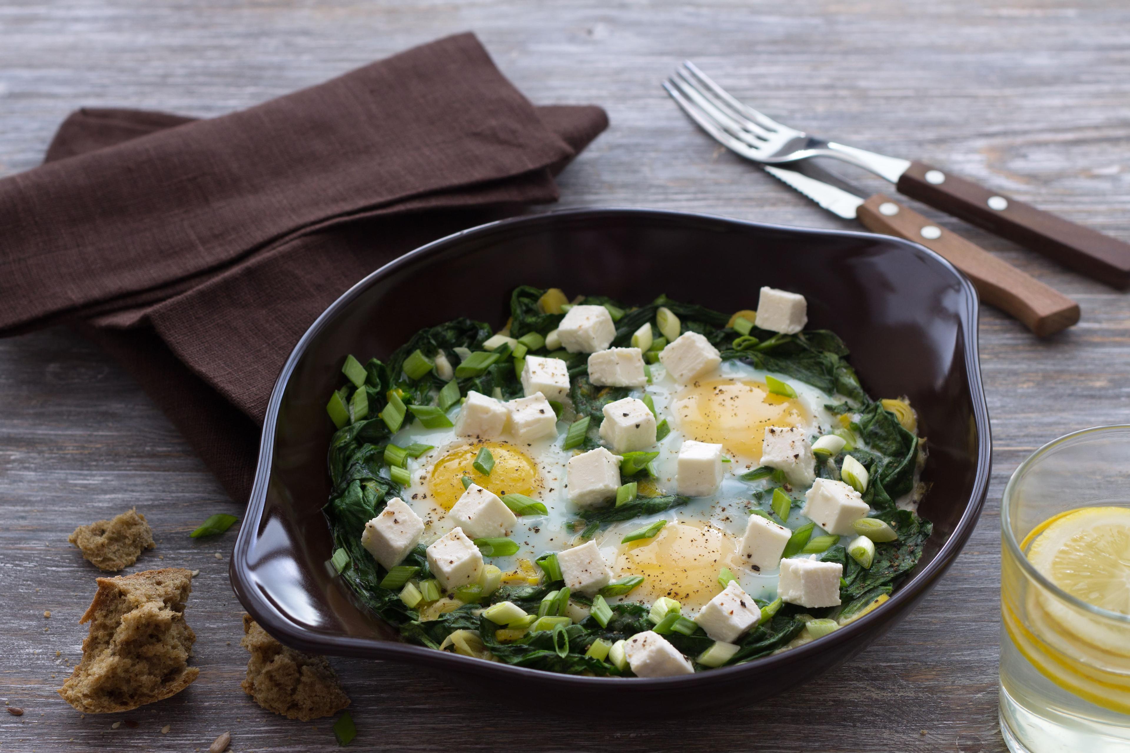 Green shakshuka